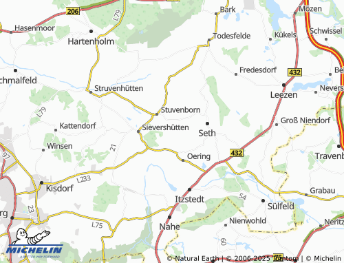 MICHELIN-Landkarte Klint - ViaMichelin