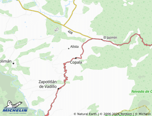 Mapa MICHELIN Copala - ViaMichelin