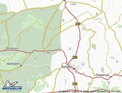 MICHELIN Sielhorst map - ViaMichelin