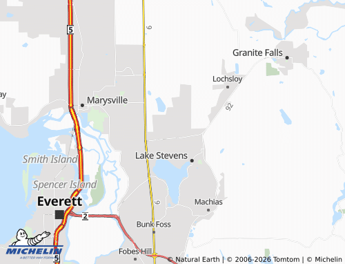 Mappa MICHELIN Lake Cassidy - ViaMichelin