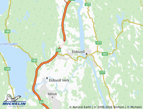 MICHELIN Hammerstad map - ViaMichelin