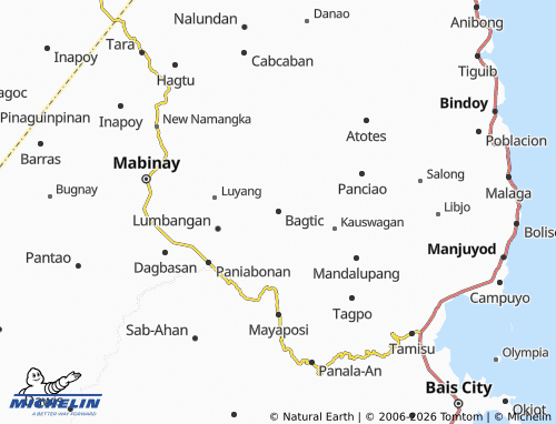 MICHELIN Bagtic map - ViaMichelin