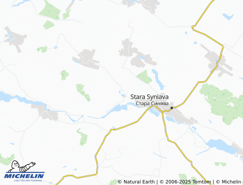 Carte MICHELIN Ulasovo-Rusanivka - ViaMichelin