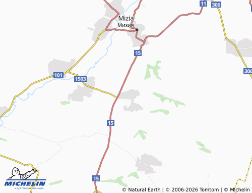 Carte MICHELIN Krushovitsa - ViaMichelin