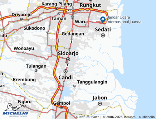 Carte MICHELIN Bluru Kidul - ViaMichelin
