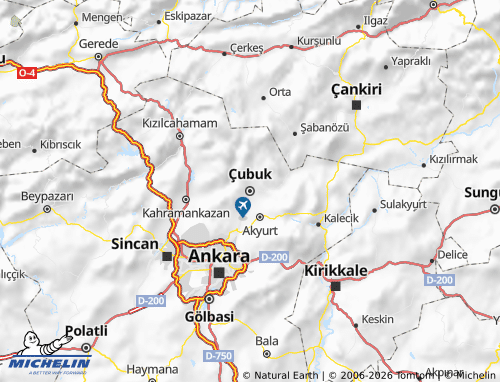Mappa MICHELIN Çubuk - ViaMichelin
