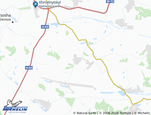Mappa MICHELIN Vynohradivka - ViaMichelin