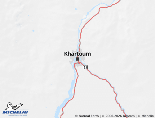 Mappa MICHELIN Khartoum - ViaMichelin