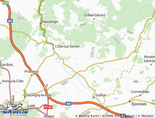 MICHELIN Thizy map - ViaMichelin