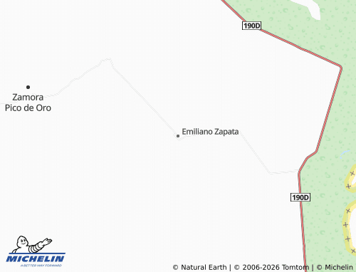 Mappa MICHELIN Emiliano Zapata - ViaMichelin