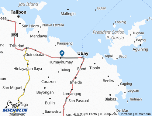 MICHELIN Tapon map - ViaMichelin