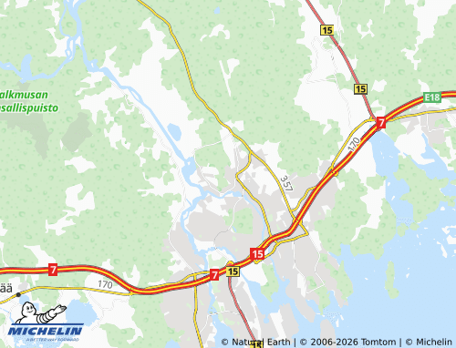 MICHELIN-Landkarte Veikkola - ViaMichelin