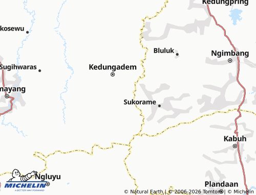 MICHELIN-Landkarte Kesongo - ViaMichelin
