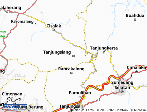 Carte MICHELIN Tanjungsiang - ViaMichelin