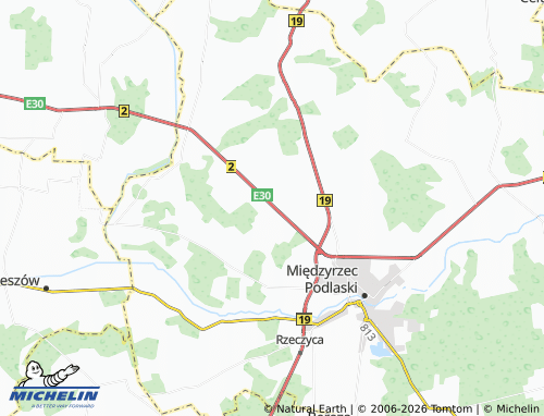 MICHELIN Żabce map - ViaMichelin