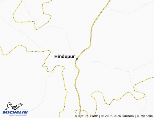 MICHELIN-Landkarte Hindupur - ViaMichelin