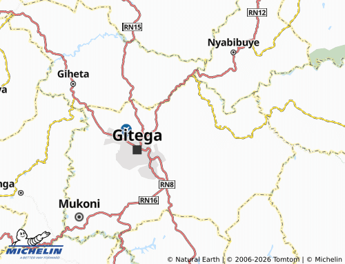Carte MICHELIN Gikobe - ViaMichelin