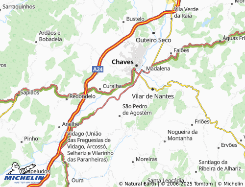 MICHELIN Campo Redondo map - ViaMichelin