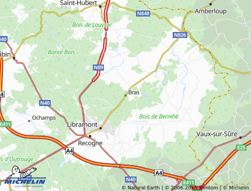 Mappa MICHELIN Bras - ViaMichelin