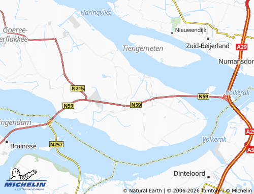 Mapa MICHELIN Zuidzijde - ViaMichelin