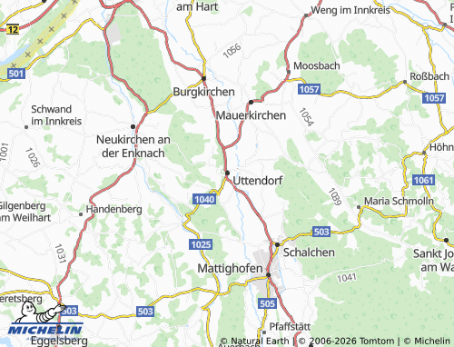 MICHELIN Uttendorf map - ViaMichelin