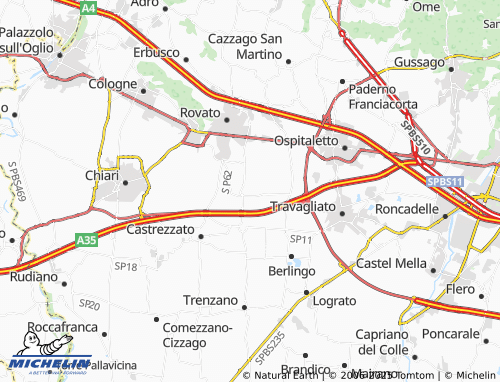 MICHELIN Martinazzi map - ViaMichelin