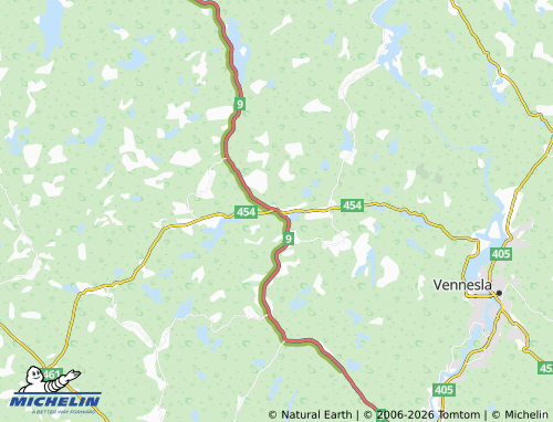 Carte MICHELIN Mølla - ViaMichelin