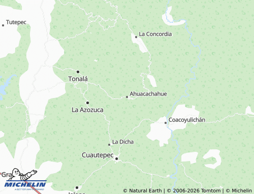 MICHELIN-Landkarte Ahuacachahue - ViaMichelin