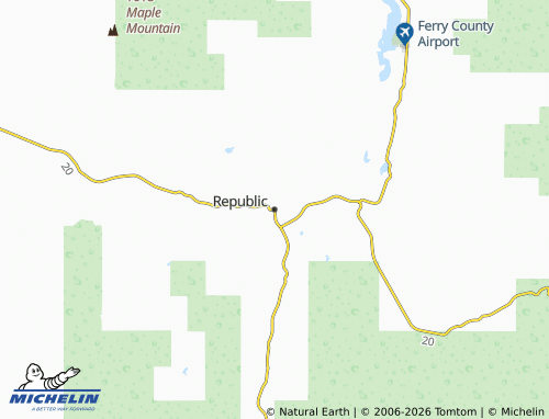 Mapa MICHELIN Republic - ViaMichelin