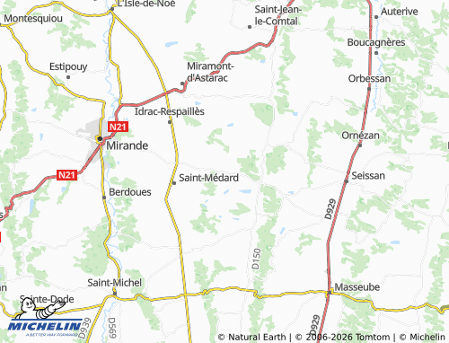 Mappa MICHELIN Loubersan - ViaMichelin