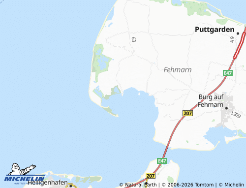 MICHELIN Orth map - ViaMichelin