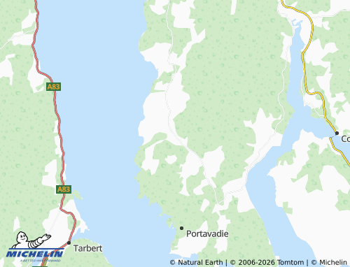 MICHELIN Melldalloch map - ViaMichelin