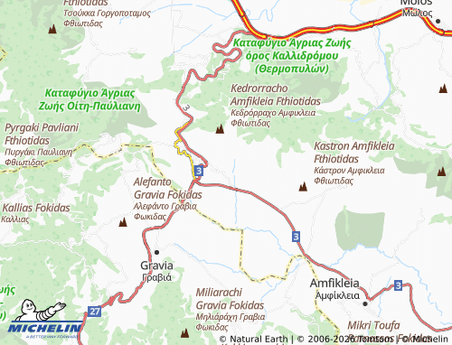Carte MICHELIN Palaiochori - ViaMichelin