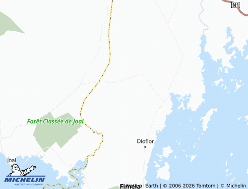 MICHELIN Ndiol-Khohan map - ViaMichelin