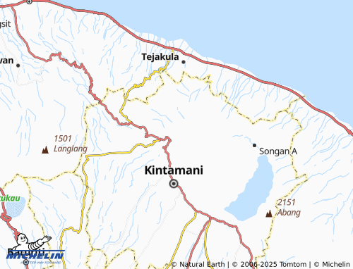 MICHELIN Sukawana map - ViaMichelin