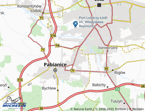 MICHELIN-Landkarte Teklin - ViaMichelin