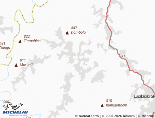 MICHELIN-Landkarte Upper Mkata - ViaMichelin