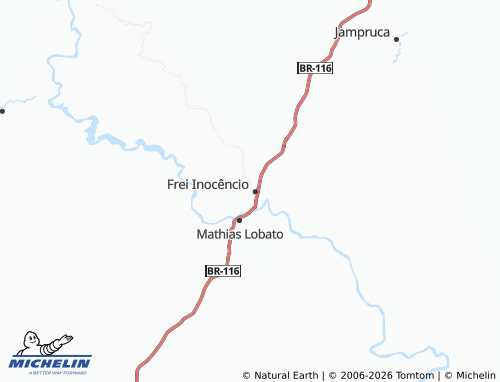 Mapa MICHELIN Pantanal - ViaMichelin