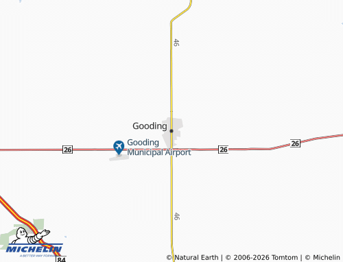 Kaart MICHELIN Gooding - ViaMichelin