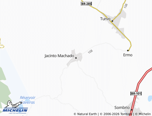 Mapa MICHELIN Jacinto Machado - ViaMichelin