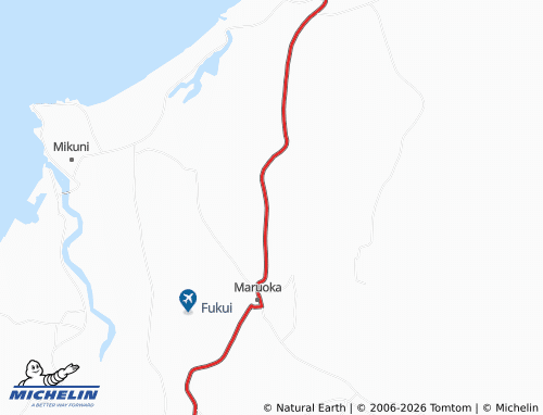 Kaart MICHELIN Nakakawa - ViaMichelin