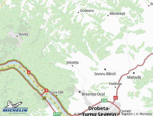 Mappa MICHELIN Șușița - ViaMichelin