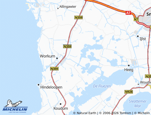 Carte MICHELIN Nijhuizum - ViaMichelin