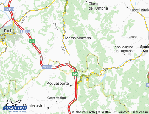 MICHELIN Colpetrazzo map - ViaMichelin