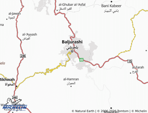 Carte MICHELIN al-Jaleeha - ViaMichelin