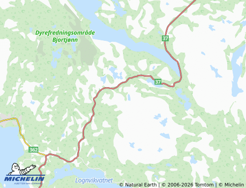 MICHELIN Torvtjønnmyrane map - ViaMichelin