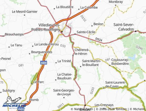 MICHELIN Chérencé-le-Héron map - ViaMichelin