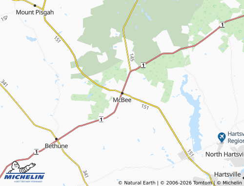 Carte MICHELIN McBee - ViaMichelin