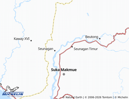 Mappa MICHELIN Blang Baro - ViaMichelin