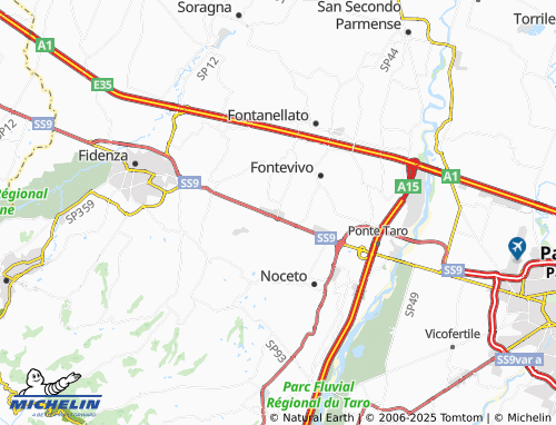 MICHELIN Sanguinaro map - ViaMichelin